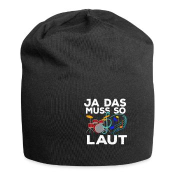 Drums - Jersey Beanie - black - Front