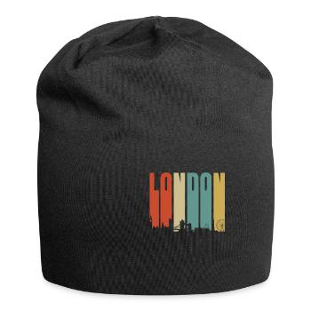 London - Jersey-Beanie - Schwarz - Vorne