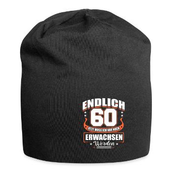 60e anniversaire - Bonnet en jersey - noir - Devant