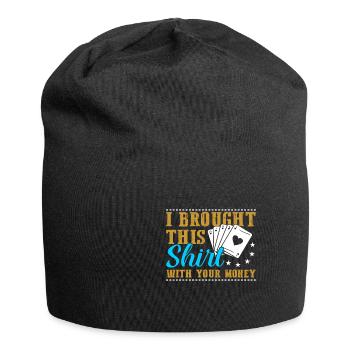 Poker Poker Cadeau - Bonnet en jersey - noir - Devant