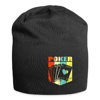Poker Poker Cadeau - Bonnet en jersey - noir - Devant