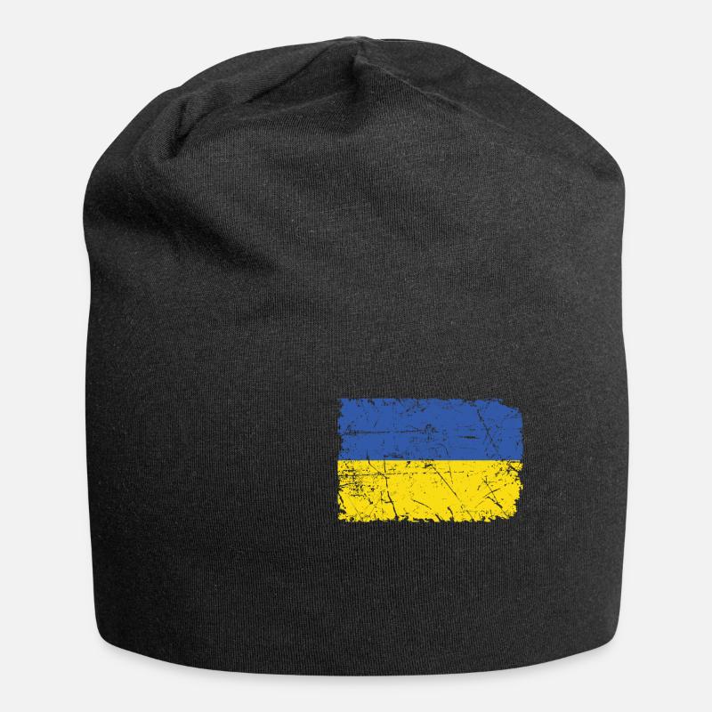 Ukraine - Jersey Beanie - black