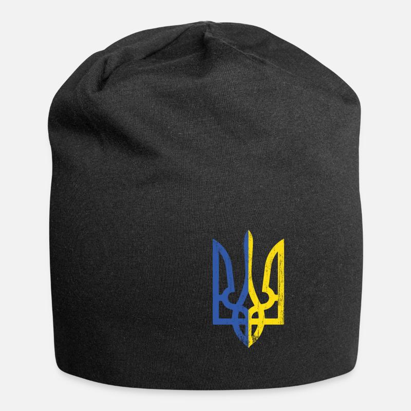 Ukraine - Jersey Beanie - black