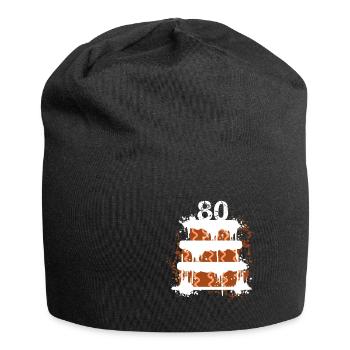 80th birthday - Jersey Beanie - black - Front