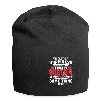 Autriche - Bonnet en jersey - noir - Devant