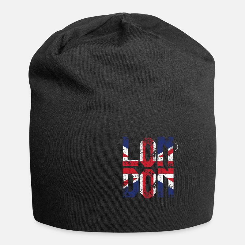 Londres - Bonnet en jersey - noir
