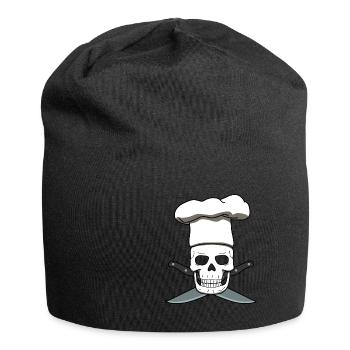 Chef Skull Chef Chef Cuisine Cuisine - Bonnet en jersey - noir - Devant