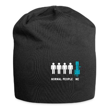 Tauchen Scuba Ozean Schnorcheln Taucher Geschenk - Jersey-Beanie - Schwarz - Vorne