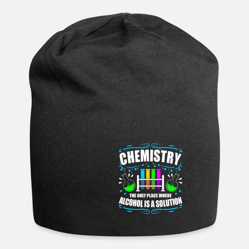 chimie - Bonnet en jersey - noir