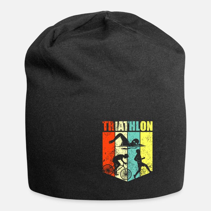 Triathlon - Jersey-Beanie - Schwarz