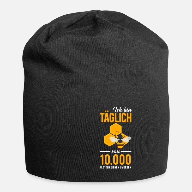 Imker - Jersey-Beanie - Schwarz