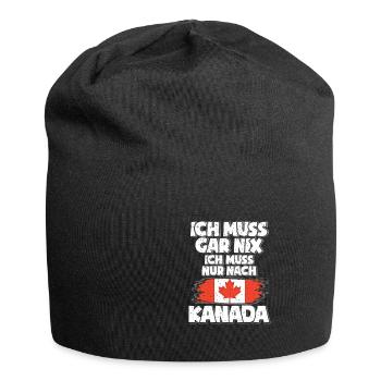 Kanada - Jersey-Beanie - Schwarz - Vorne