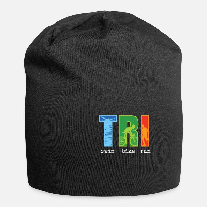 Triathlon - Jersey-Beanie - Schwarz