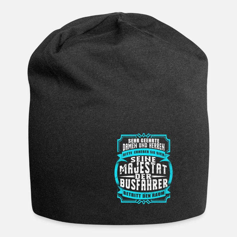 Busfahrer - Jersey-Beanie - Schwarz