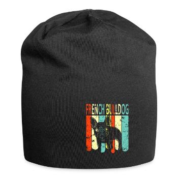 Bouledogue français - Bonnet en jersey - noir - Devant