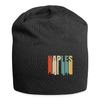 Naples Italy - Jersey Beanie - black - Front