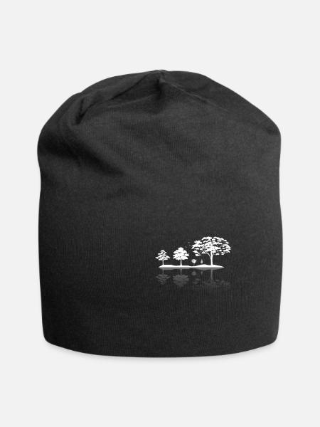Natur Wald Naturschutz seltene Tiere Geschenk Klim - Jersey-Beanie - Schwarz