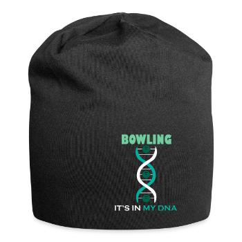 Bowling DNA Bowling Bowler Sport Pin Gift - Jersey Beanie - black - Front