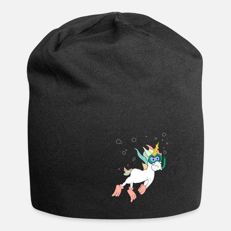 plonger - Bonnet en jersey - noir