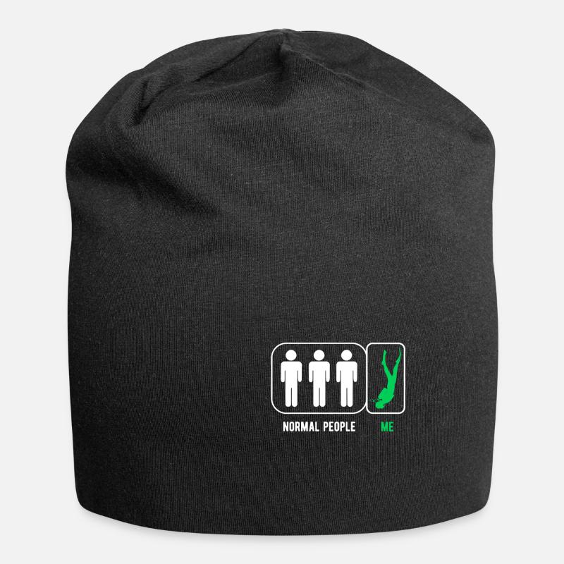 Natation Plongée Plongée Plongée Cours de Plongée Cadeau - Bonnet en jersey - noir