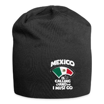 Mexiko - Jersey-Beanie - Schwarz - Vorne