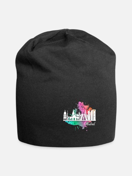 Madrid - Jersey-Beanie - Schwarz