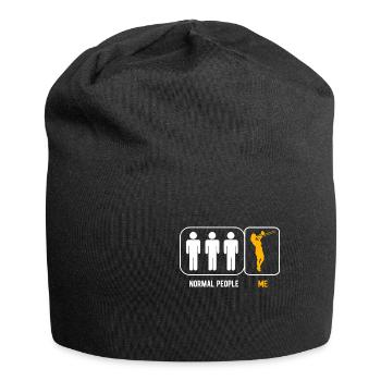 Posaune - Jersey-Beanie - Schwarz - Vorne