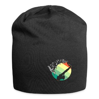 Saxophone - Jersey-Beanie - Schwarz - Vorne