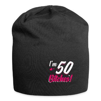 50ème anniversaire - Bonnet en jersey - noir - Devant