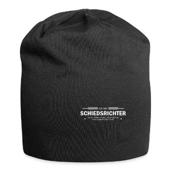 Schiedsrichter - Jersey-Beanie - Schwarz - Vorne