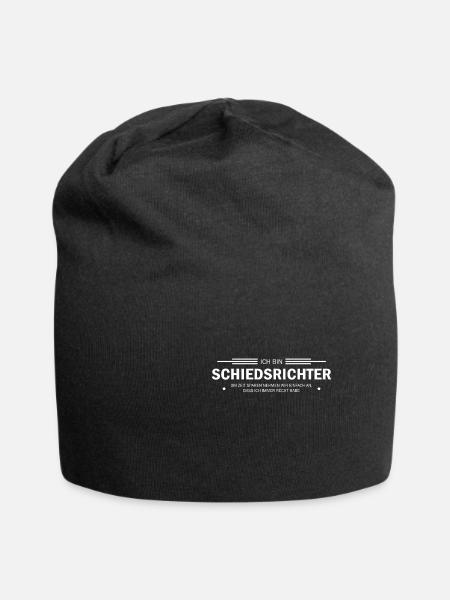 Schiedsrichter - Jersey-Beanie - Schwarz