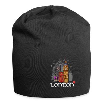 London - Jersey Beanie - black - Front