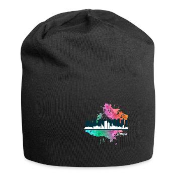 Leipzig - Bonnet en jersey - noir - Devant
