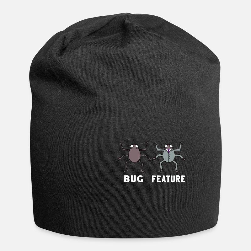 Programmierung Informatik Entwickler Geschenk - Jersey-Beanie - Schwarz
