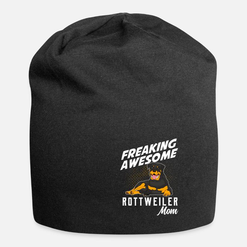 rottweiler - Bonnet en jersey - noir