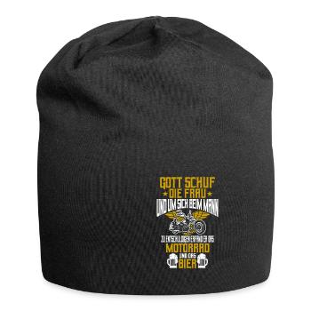 Motorrad Motorrad fahren Geschenk Motocross Bike B - Jersey-Beanie - Schwarz - Vorne