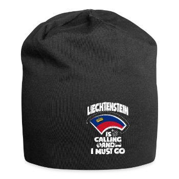 Liechtenstein - Jersey-Beanie - Schwarz - Vorne