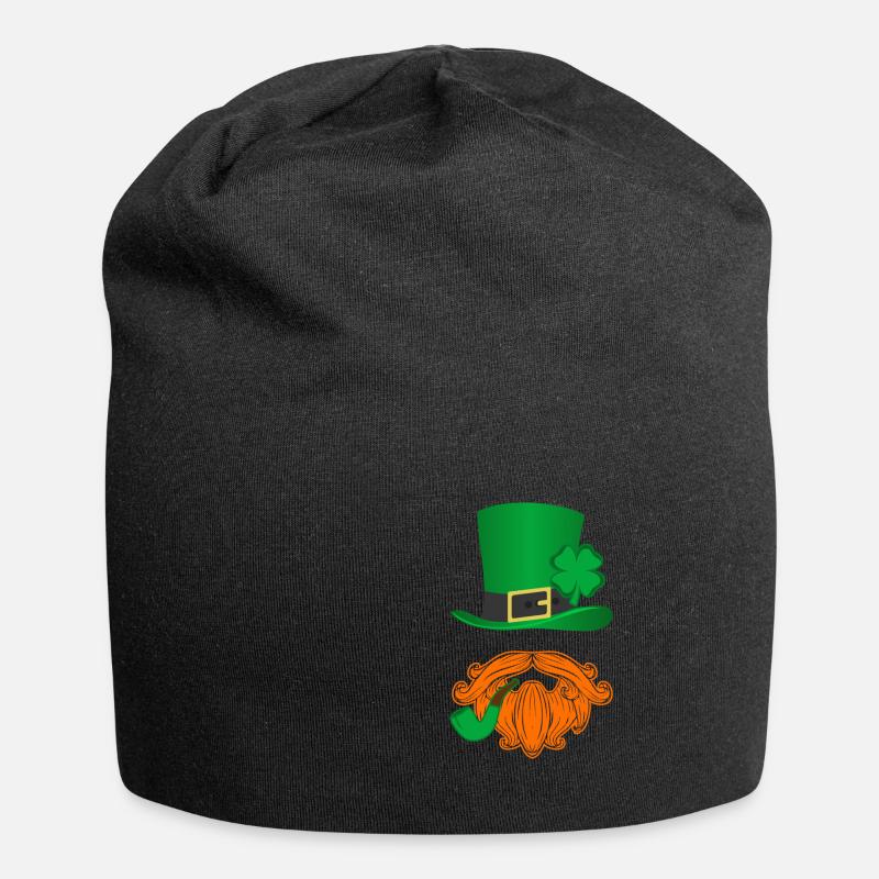 Irlande - Bonnet en jersey - noir