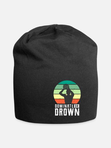 Wasserball - Jersey-Beanie - Schwarz