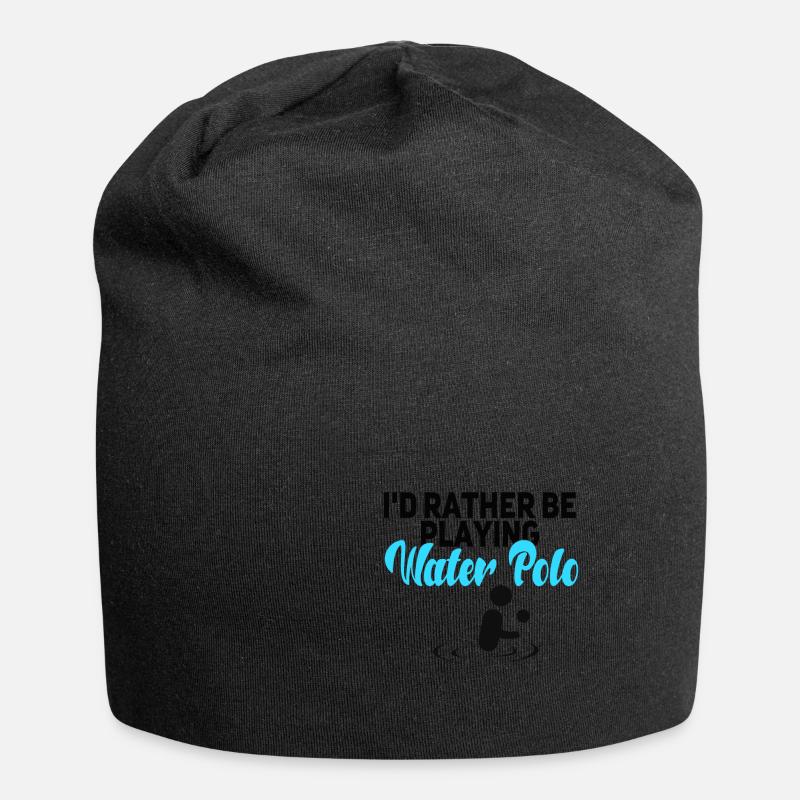 Wasserball - Jersey-Beanie - Schwarz