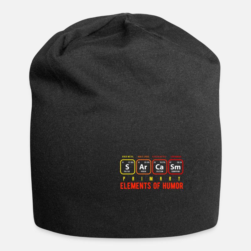 chimie - Bonnet en jersey - noir