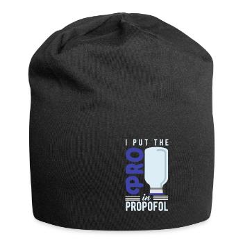 chimie - Bonnet en jersey - noir - Devant
