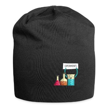 Chemistry chemicals chemistry teacher funny gift - Jersey Beanie - black - Front