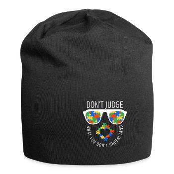 autism - Jersey Beanie - black - Front