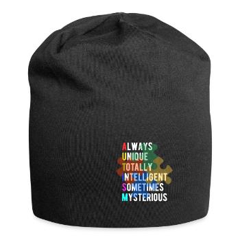 autism - Jersey Beanie - black - Front