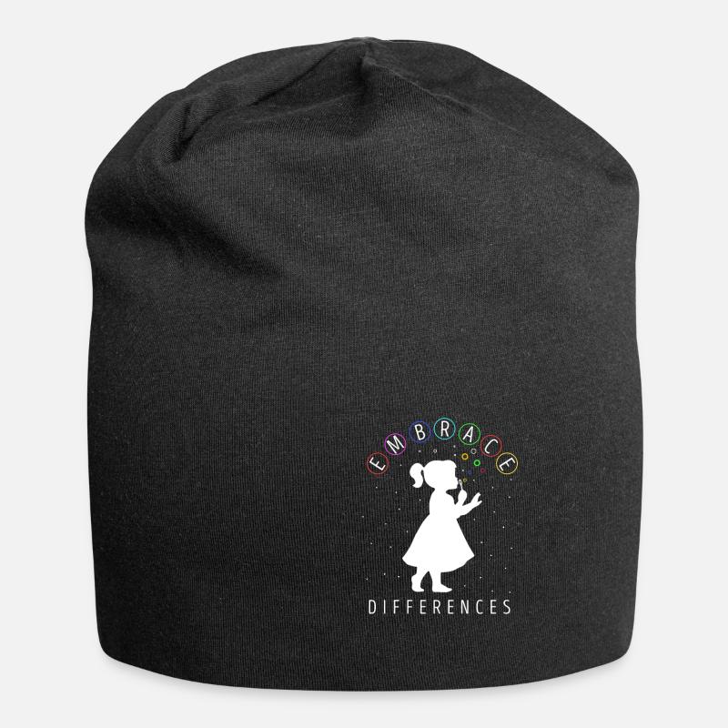 Autismus - Jersey-Beanie - Schwarz