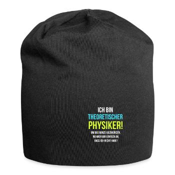 Physik - Jersey-Beanie - Schwarz - Vorne