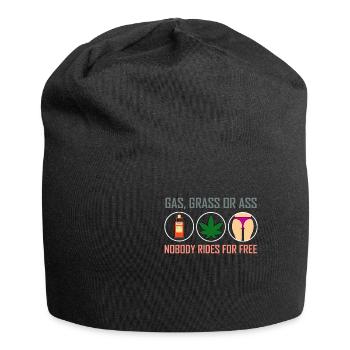 Essence Weed Ass Ride Gas Grass Ass Cannabis - Bonnet en jersey - noir - Devant