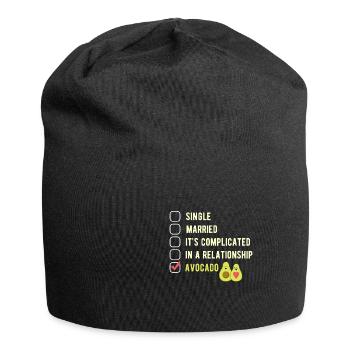Avocado - Jersey-Beanie - Schwarz - Vorne