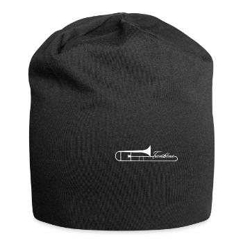 Posaune - Jersey-Beanie - Schwarz - Vorne